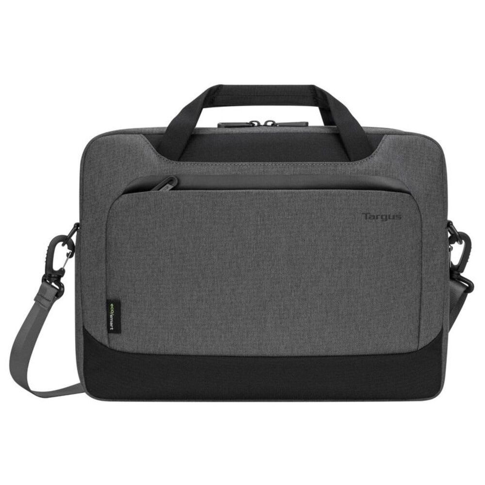 Targus -  14" Cypress Slim Briefcase with EcoSmart -  Gray